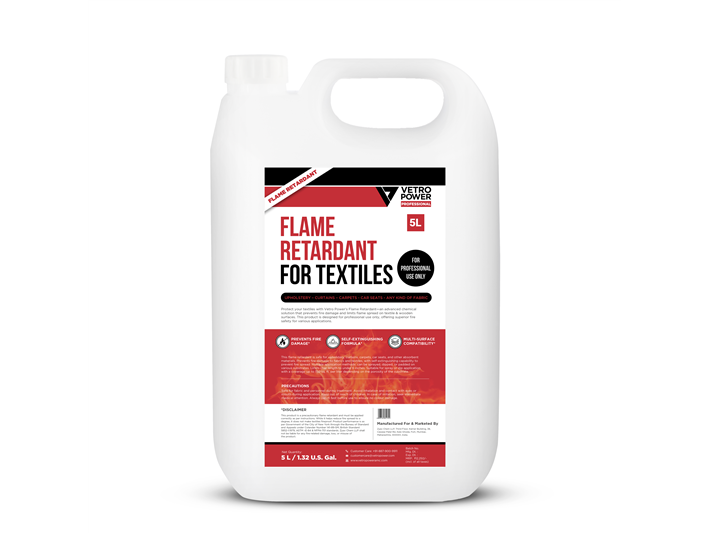 Vetro Power Flame Retardant for Textiles 5 Litres