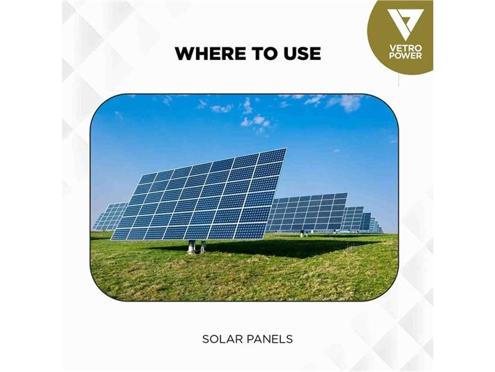 Where to use: solar panels, Vetro Power Solar Panel Nano-Shield 5 L pack